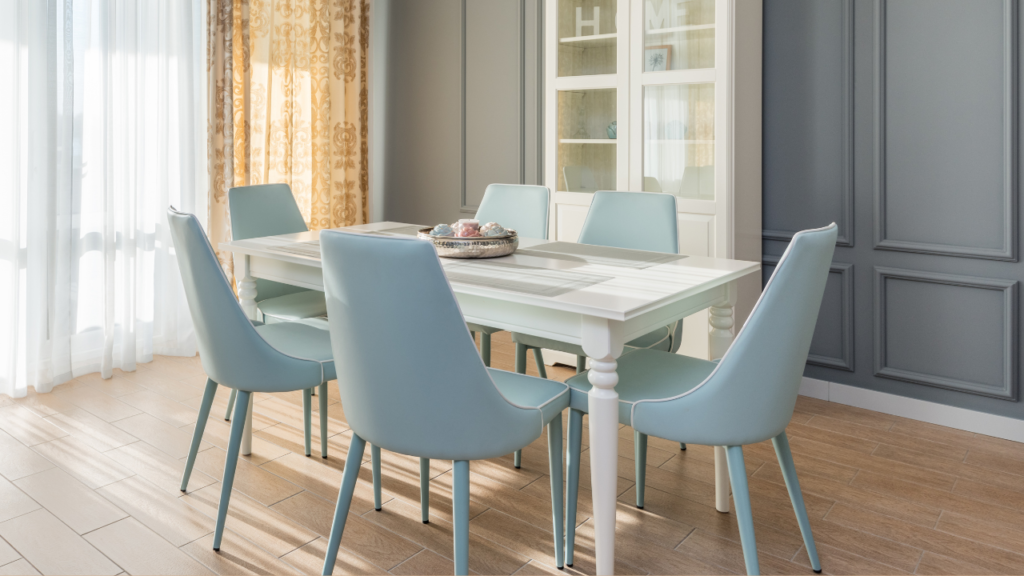 Blue Colored High Quality Chairs for Dining Room