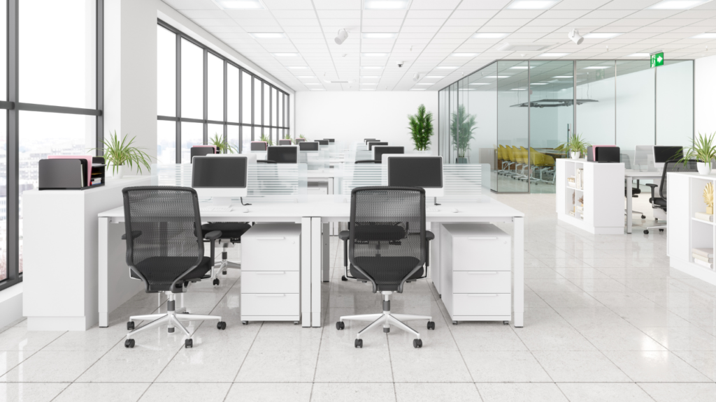 Corporate office furniture by Sketch Wood Modular furniture factory