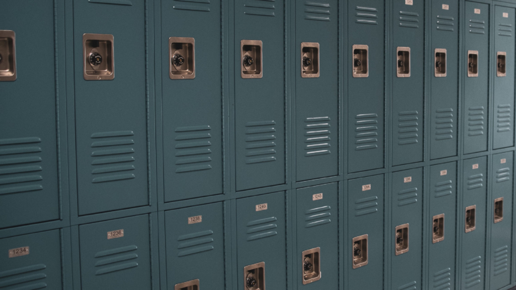 Greenish Blue Colored High Quality Personal Lockers