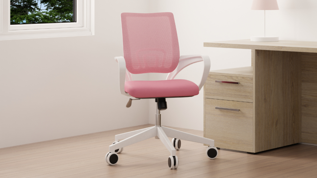 Pink Colored High Quality Ergonomic Chairs